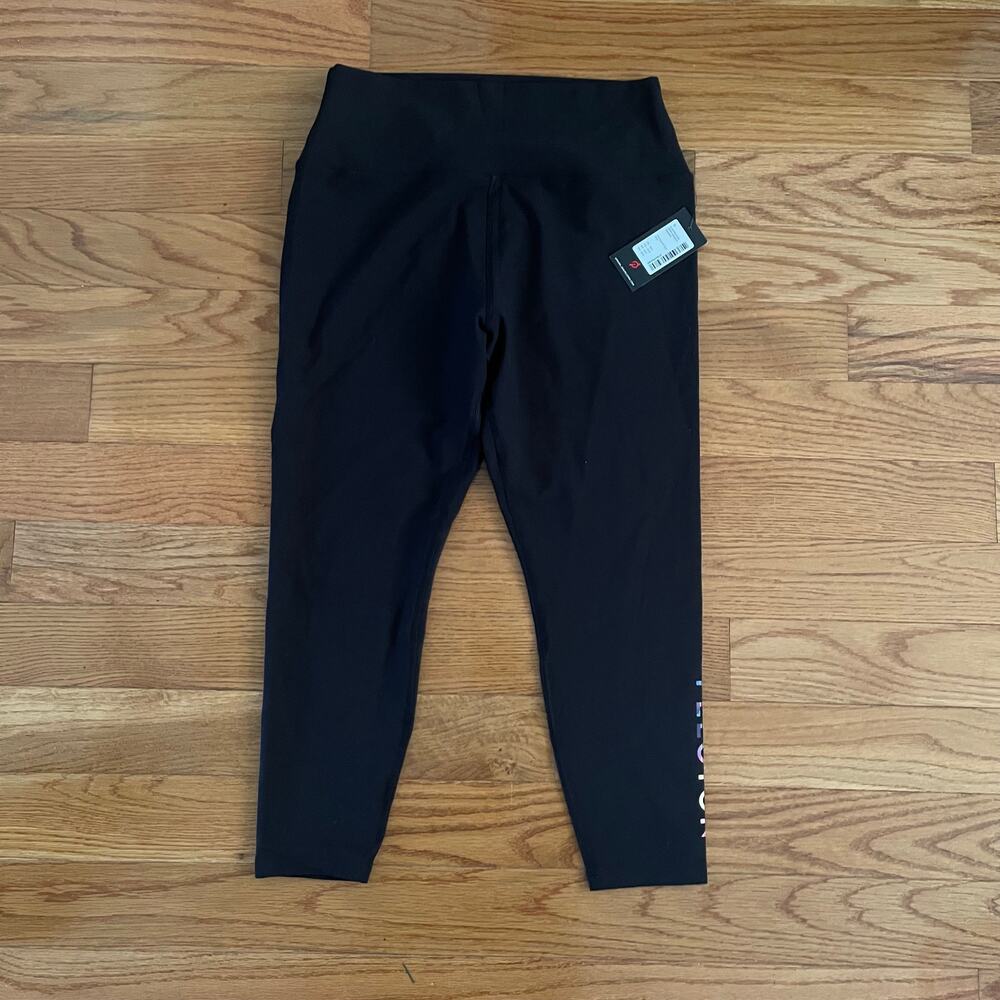 Peloton Spirit Cadence Leggings Womens XL Black High Rise Athletic Pants NWT